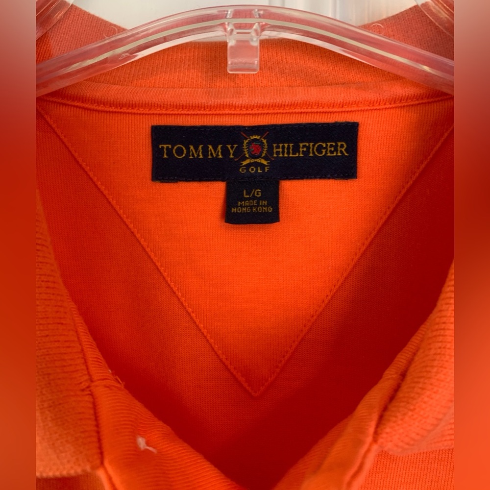 Tommy Hilfiger Clemson Orange Polo Shirt - Picture 2 of 7